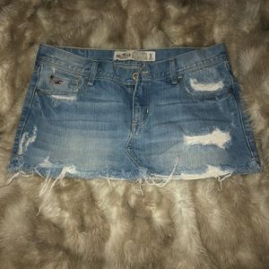 Hollister denim miniskirt